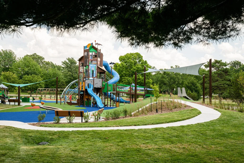 Playground park in Olathe, Kansas