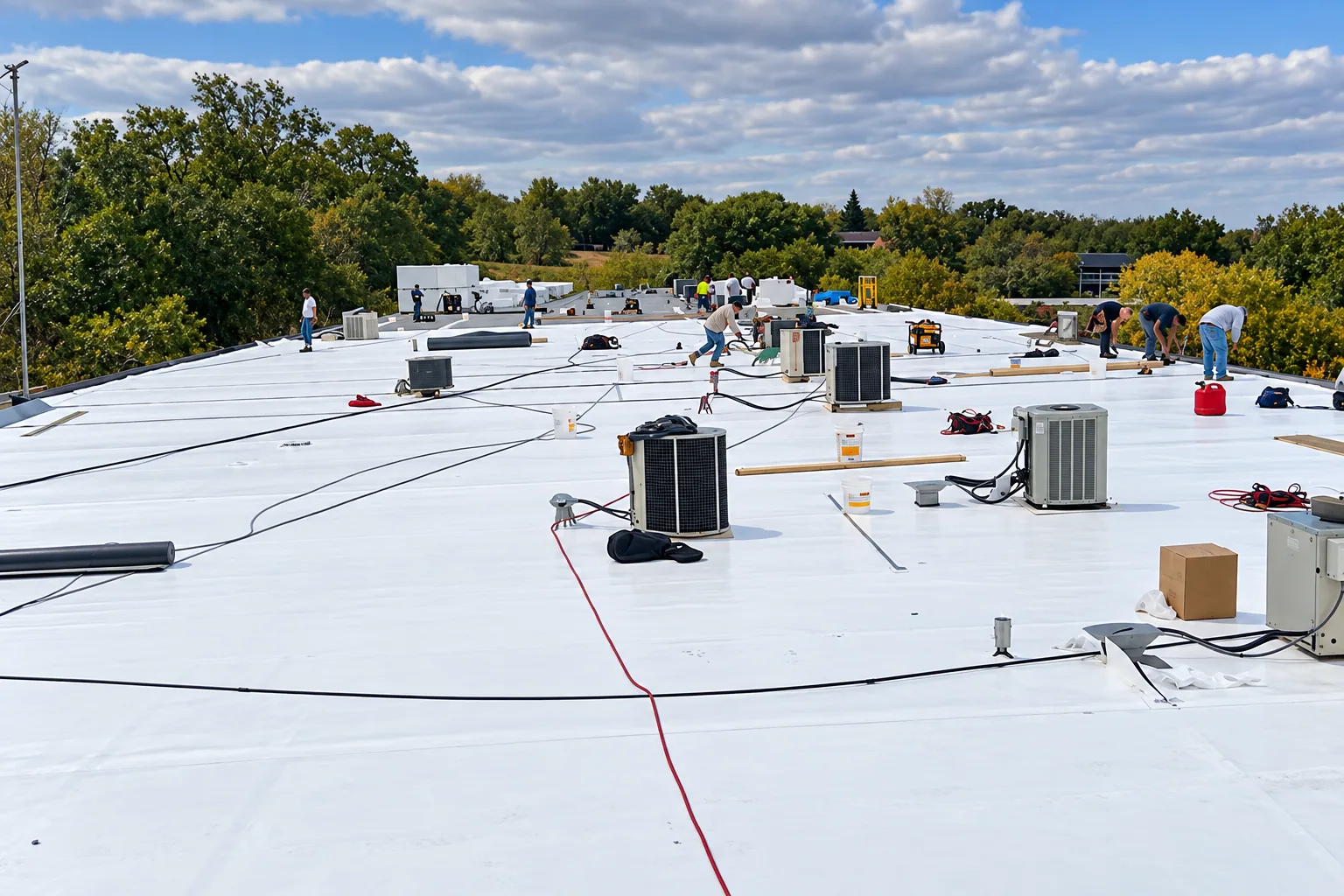 cool roof installation